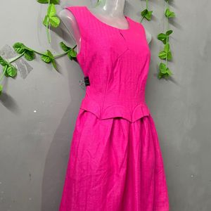 Korean Cute Pink Glitter Dress