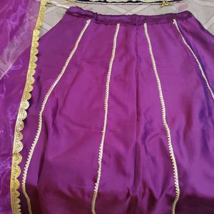 NEW Purple Lehnga Choli With Dupatta