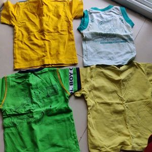 Combo Of 4 Nice Multicolored T Shirts