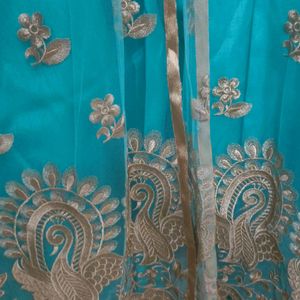 Sea Green Ethnic Dress