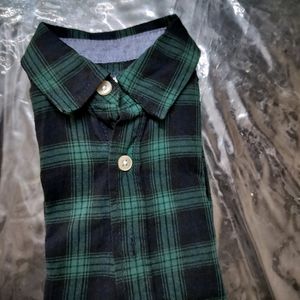 Unused Boy Dark Green Shirt