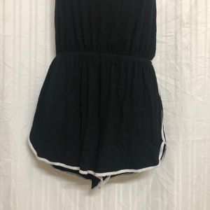 Forever 21 Black Sleeveless Playsuit