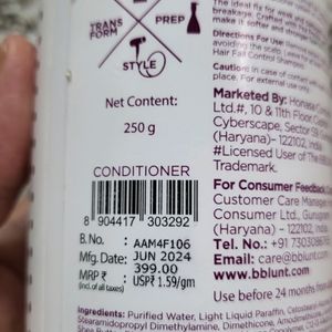 Bblunt Hair Fall Control Conditioner