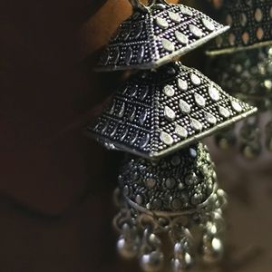 Oxidized Jhumka