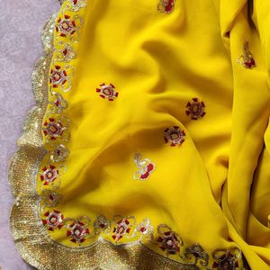 Yellow Saree