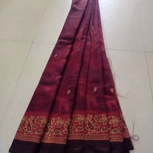 Floral Print Saree