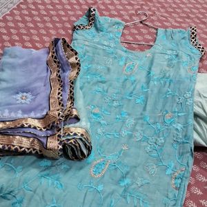 Havy  Lock Punjabi Suit Set