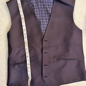 Men’s 3 Piece Coat Pant Vest Formal Color Mauve