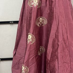 Purple Elegant Kids Indianwear Gown