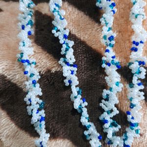 Blue&white Long Necklace