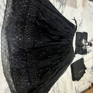 Black Lehnga Choli