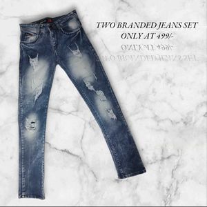 DIESEL & SPYKAR TWO JEANS SET ONLY @300/-