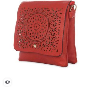 beautiful orange sling bag