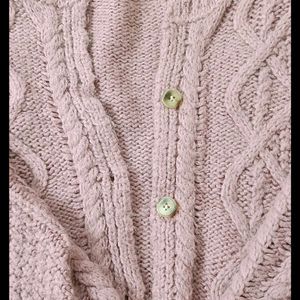 Woolen Crop Cardigan