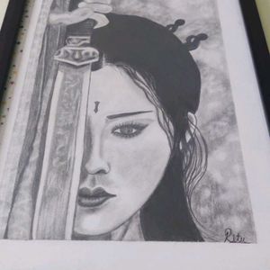 Beautiful Mulan Sketch