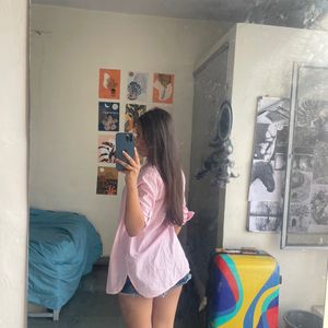 White And Pink Shirt