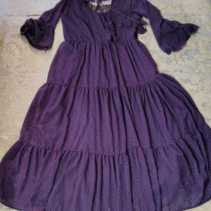 Purple Ethnic Gown