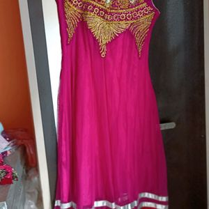 Use Only 2 Time's, Gown With Legging & Dupatta,