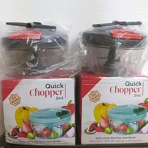 Fruit Vegetable Chopper & Blender Pack Of 2