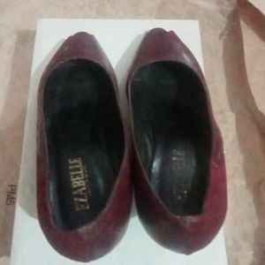 Maroon Sandles , Made In Brazil, Size 7