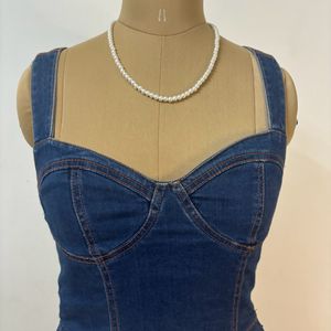 Denim Bustier