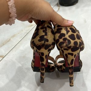 Animal Print Pencil Heel