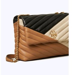 Tory Burch Kira Chevron Mix Colour Convertible Bag