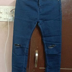 Blue Denim Skinny Jeans