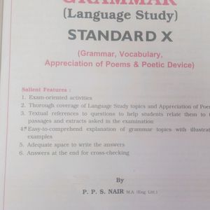 English Higher Level Grammar