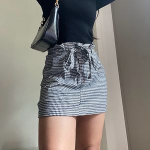 Primark Checkered Woollen Skirt