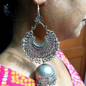 Oxidized Earrings(Jhumka)