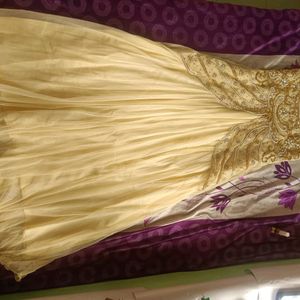 Gown Party Wear Set Duppta