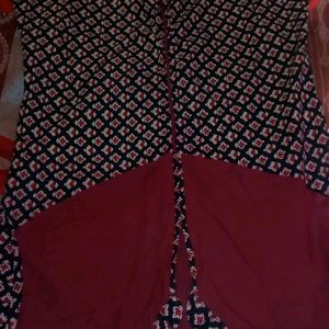 Maroon Colour Kurtiii