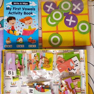 Kids Vowel Words Learning Puzzle