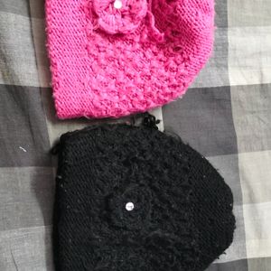 Set Of 2 Wool Caps