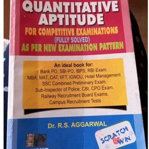 Quantitative Aptitude By Dr RS Agarwal