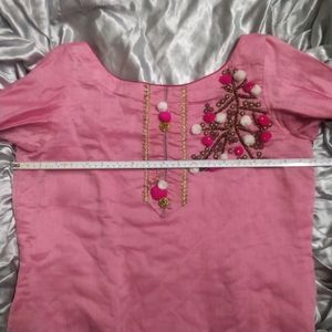 Ethnic Pink Kurta (Women's)