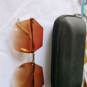 Brown Gradient Stylish Sunglasses