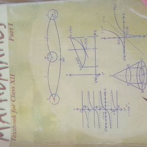 Class 12th Maths Book. Both Part 1 And 2