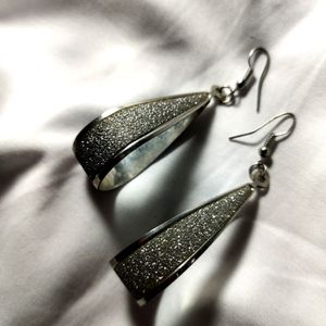 Silver Shimmer Fashionable Earrings