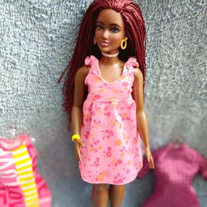 Barbie Doll with Extra Dresses