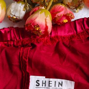 Shein : Crop Top & Shorts