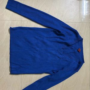 Blue Knittted Sweater