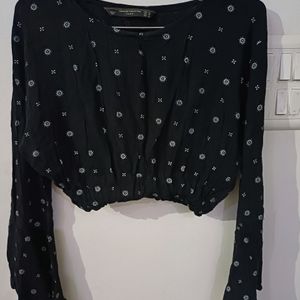 Zara Crop Top Stretchable