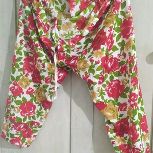 Floral Green White Red Suit Set 💚 ⚪🔴