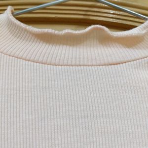 Women Ribbed Stretchable Top