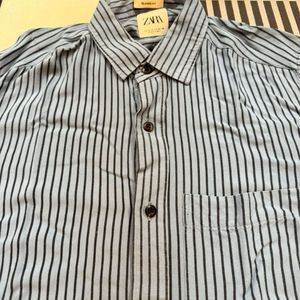 New ZARA Mens Shirt Half Sleeve Original Branded