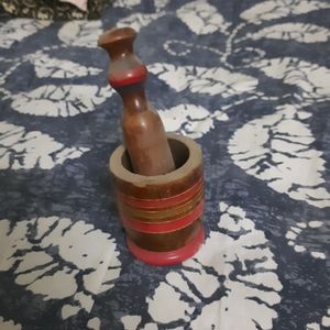 Wooden Okhli(available For 4 Days)