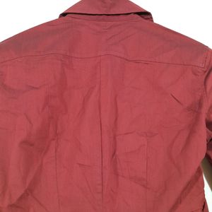 Red Cotton Shirt(women's)