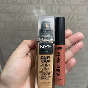 Foundation+lipstick💄ComboSALE